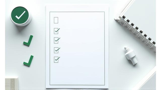 PDF icon with a checklist