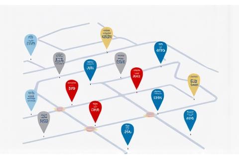 Interactive city parking map showing available spots and prices